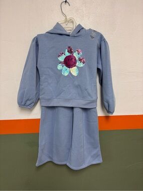 NEW Blue Sweatsuit Size XS (5-6)